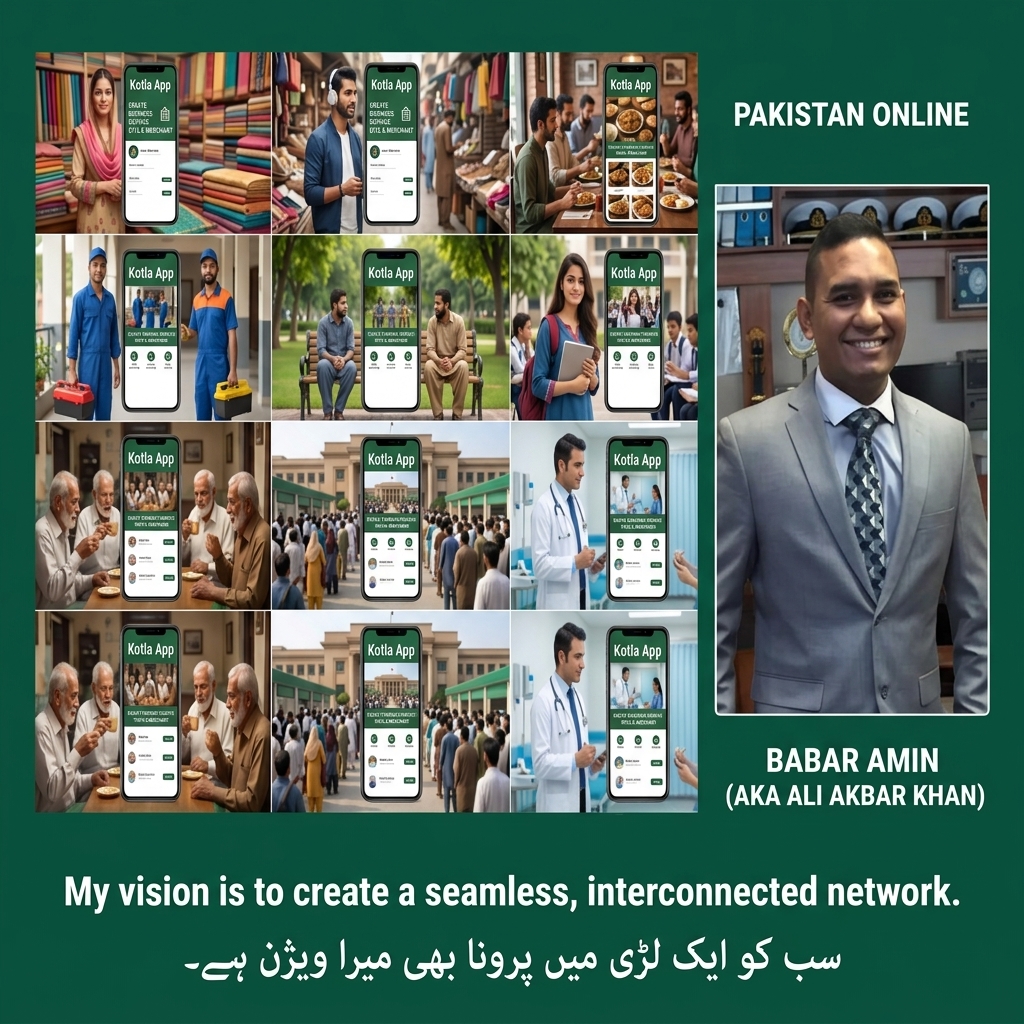 Kotla App Ecosystem Vision by Ali Akbar Khan (Babar Amin)
